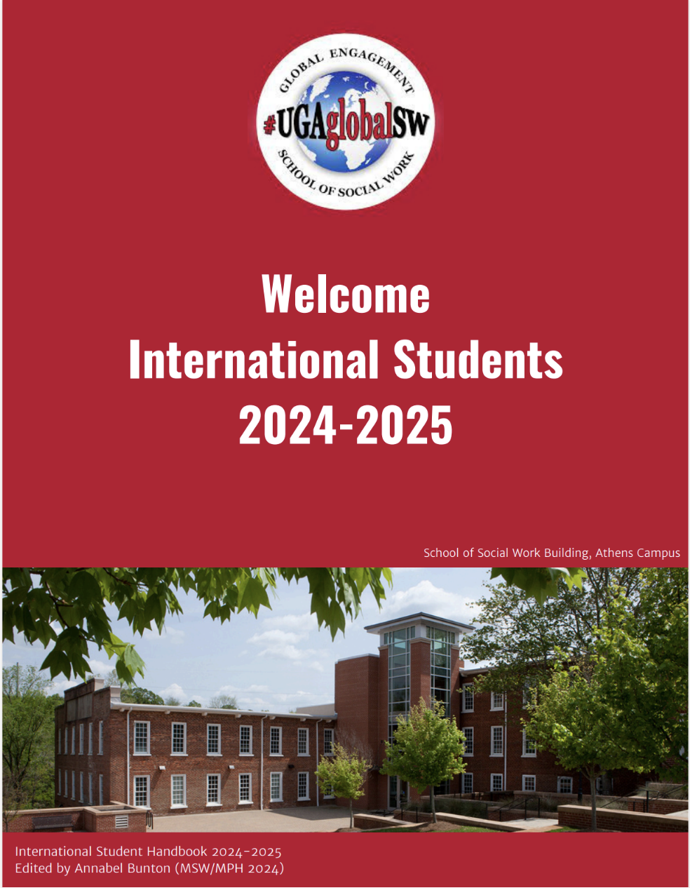 SSW International Student Handbook Cover