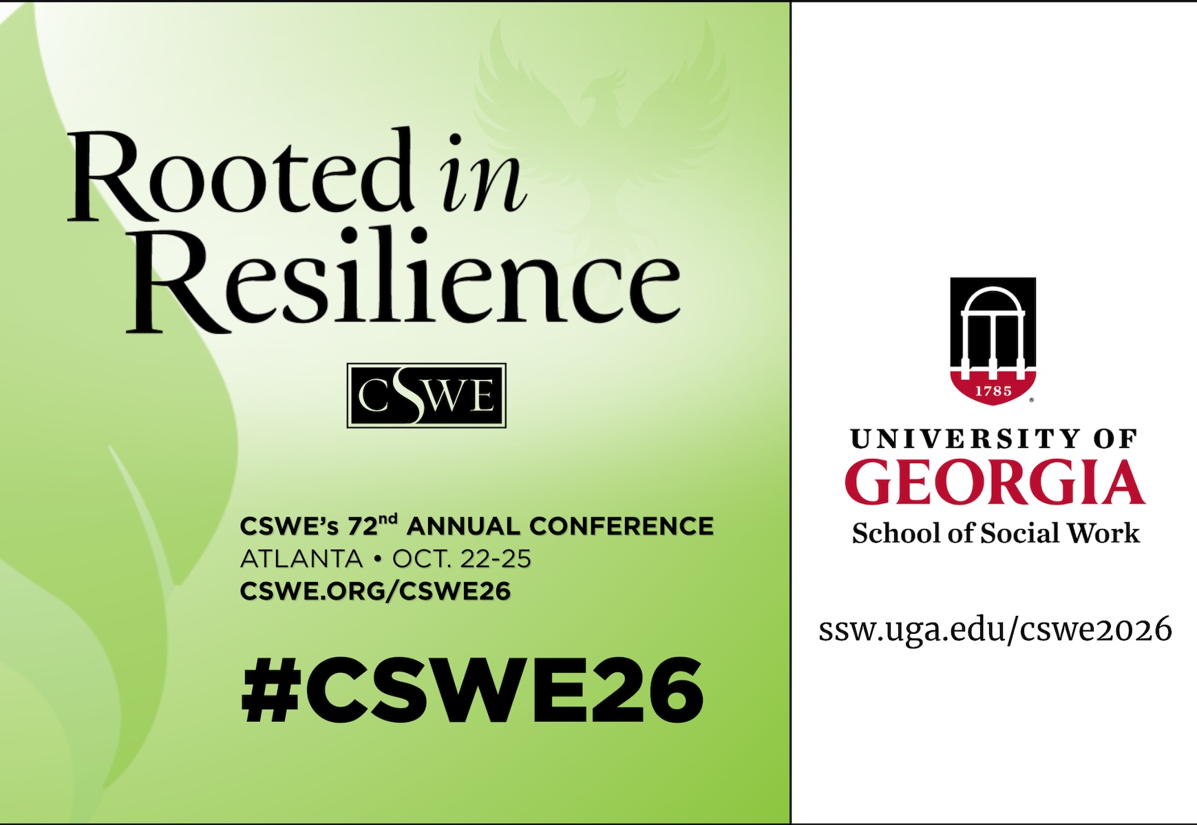 UGA SSW at CSWE26